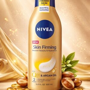NIVEA Skin Firming Moisturizer with Q10 & Argan Oil — Gold